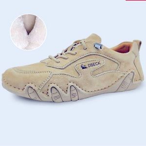 DBeck shoes Khaki size 8(39) model: SundayStroll Ultra - winter fleece lined